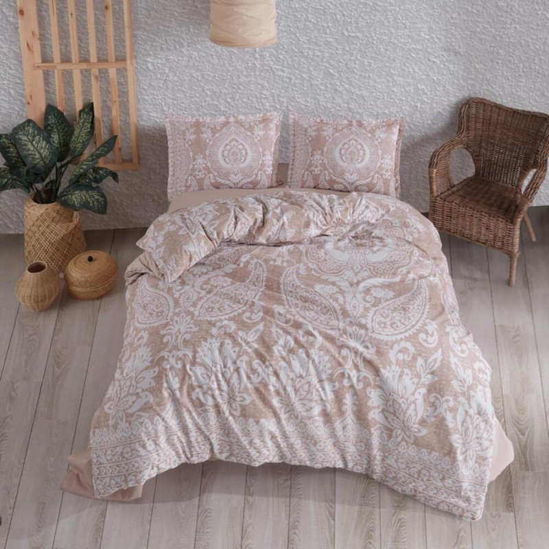 Lenjerie de pat ranforce Clasy king size (VENTANA)